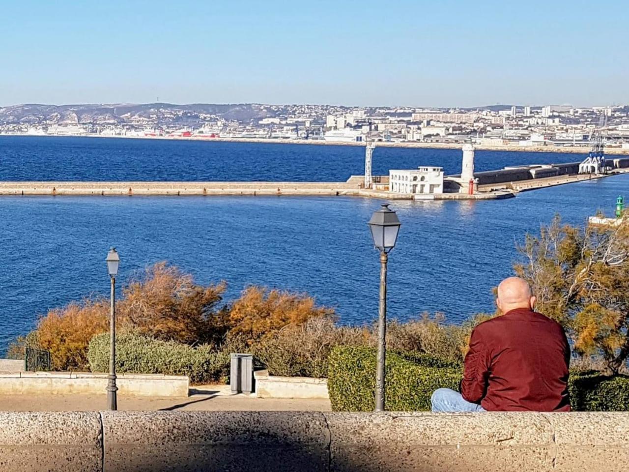 Vue Mer Le Panoramique Vieux-Port De Marseille Kültér fotó